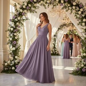 David Tutera Lavender Wedding Dress